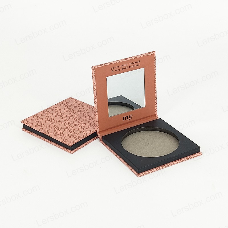 Lógó saincheaptha lipéad príobháideach clúdach iomlán pailéad imlíne pailéad uiscedhíonach brúite púdar brúite pailéad cosmaidí makeup 002 002