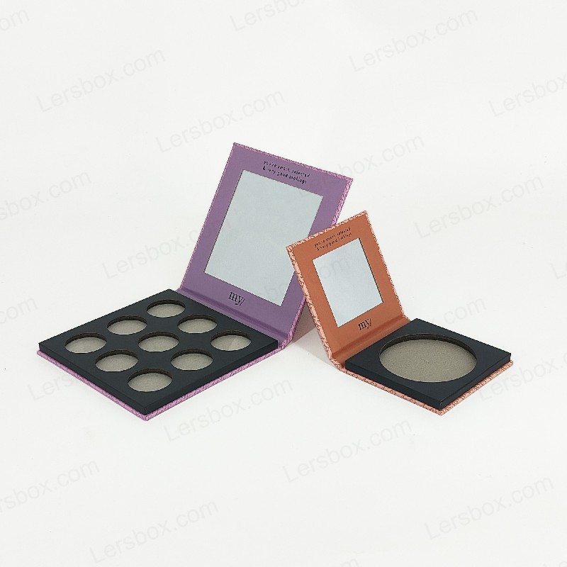 Lógó saincheaptha lipéad príobháideach clúdach iomlán pailéad imlíne pailéad uiscedhíonach brúite púdar brúite pailéad cosmaidí makeup 002 002