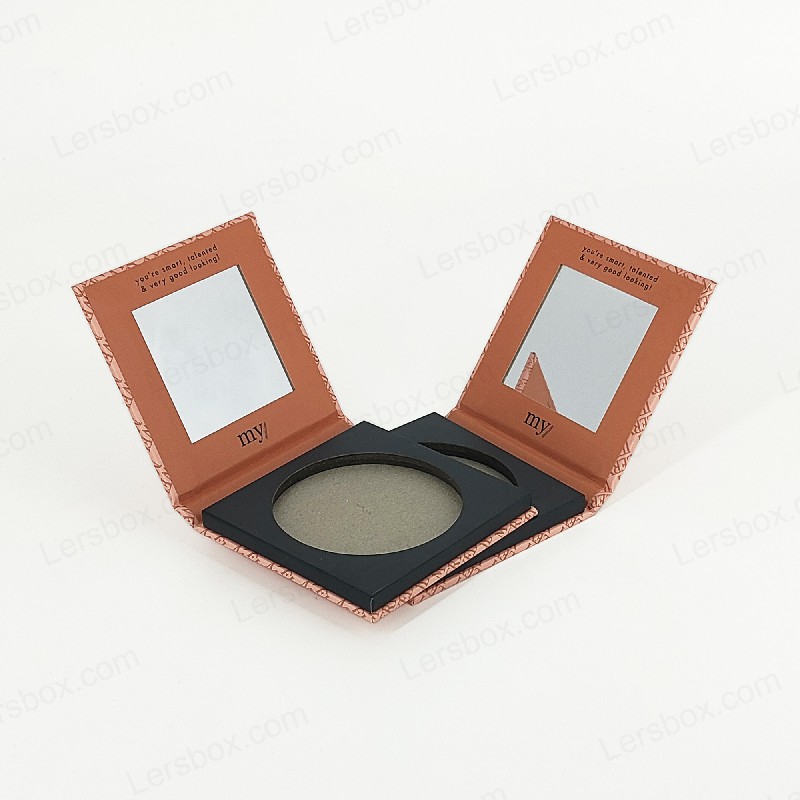 Lógó saincheaptha lipéad príobháideach clúdach iomlán pailéad imlíne pailéad uiscedhíonach brúite púdar brúite pailéad cosmaidí makeup 002 002